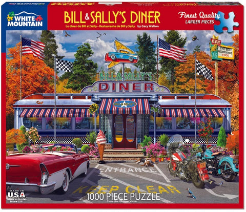 Bill & Sally's Diner 1000pc Puzzle