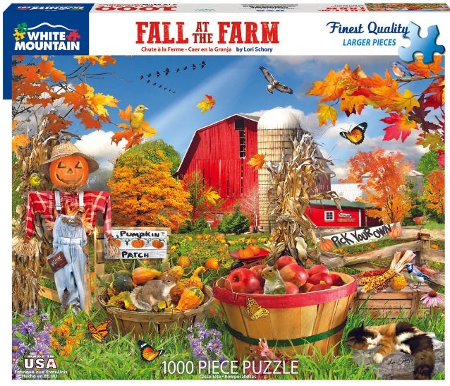 Fall at the Farm 1000pc Puzzle – Hobby Express Inc.