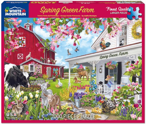 Spring Green Family 1000pc Puzzle