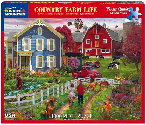 Country Farm Life 1000pc Puzzle