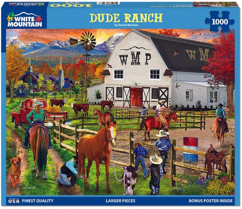 Dude Ranch 1000pc Puzzle