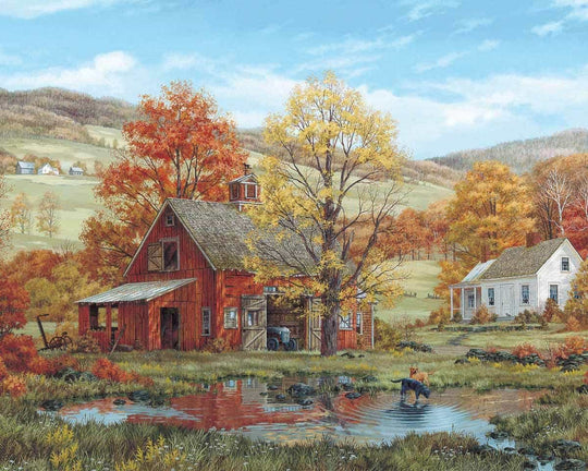 Friends in Autumn 1000pc Puzzle