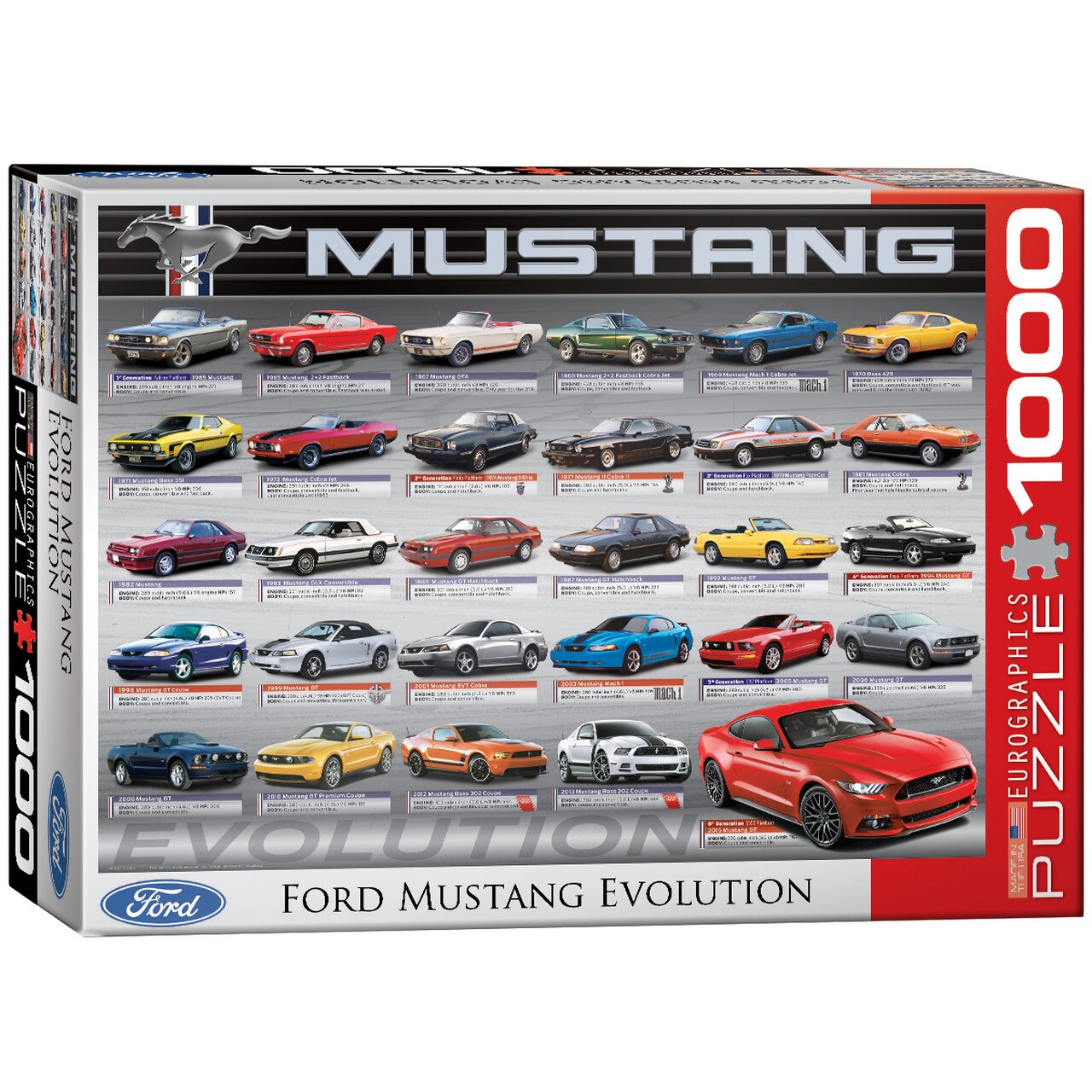 Ford Mustang Evolution 1000pc Puzzle