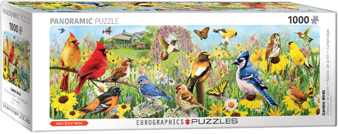 Garden Birds Panorama 1000pc Puzzle